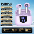 Bluetooth 5.4 Earphones HIFI Audio Low Power Earbuds Wireless Sports Earphones Waterproof Active Noise Reduction Earphones