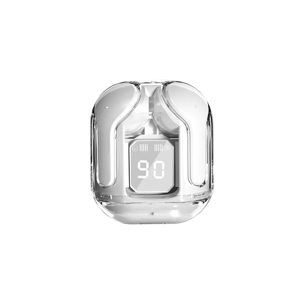 New Bluetooth-Compatible Earphone Creative with Digital Display Bilateral Stereo TWS Earbuds Outdoor Sports Headphones