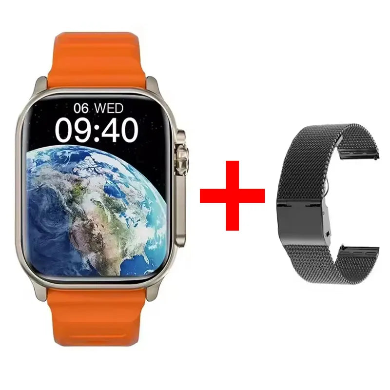 2026 New Watch 10 Ultra Smart Watch 49mm New NFC Men Women GPS Track Bluetooth Call BT Music Games Wireless Charging Smartwatch