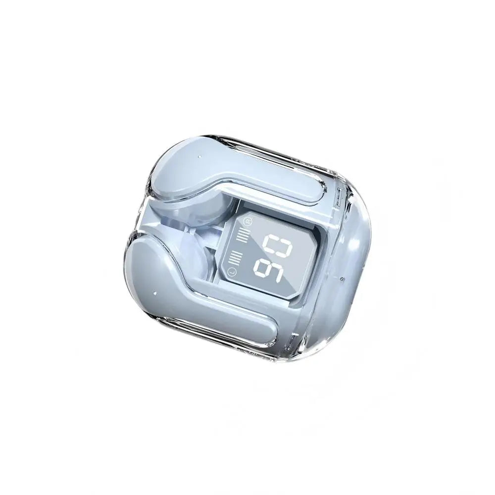 New Bluetooth-Compatible Earphone Creative with Digital Display Bilateral Stereo TWS Earbuds Outdoor Sports Headphones