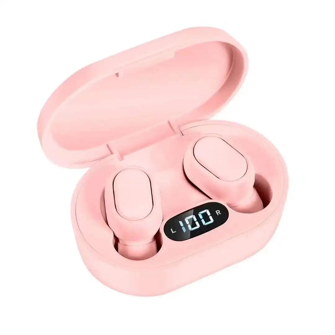 Digital Display TWS Bluetooth 5.0 Wireless Earbuds Mini In-Ear Headphones Stereo Calls with LED Charging Case