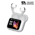 KOUO Wireless Bluetooth 5.4 Earbuds With Smart Touch Screen Music Sports Noise Canceling Earphones Support Real Time Translation